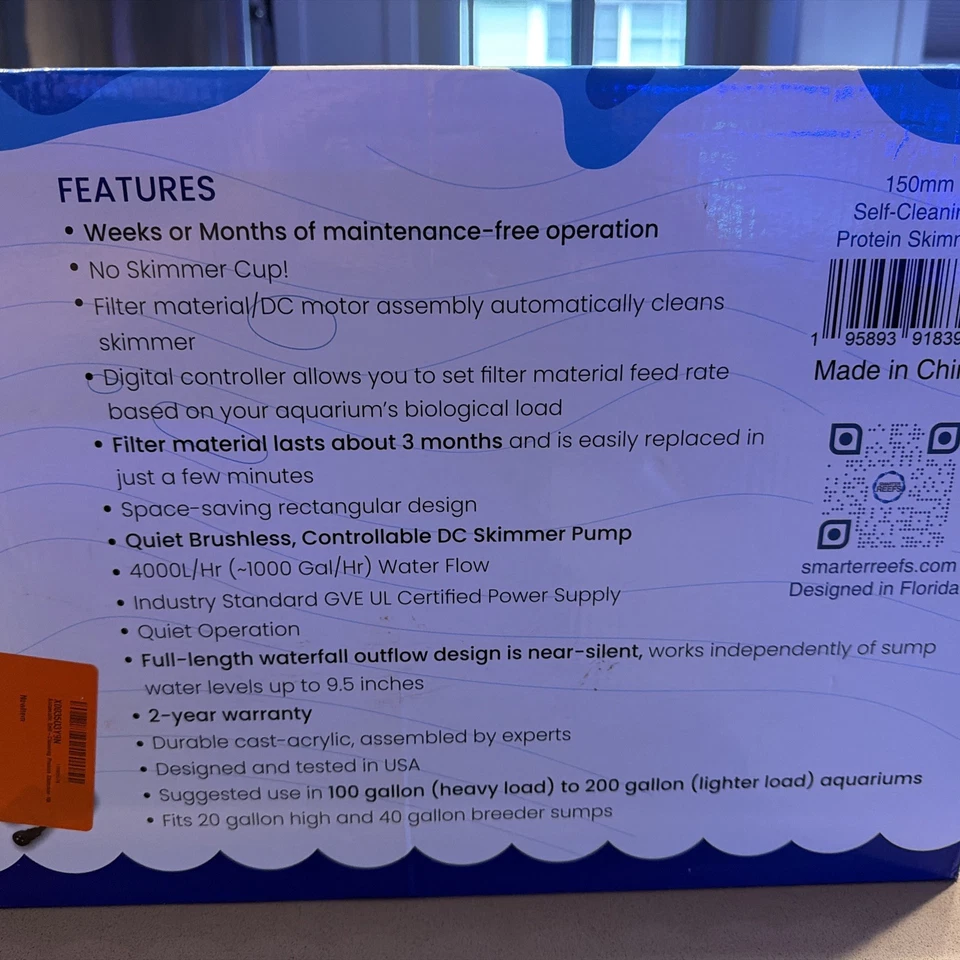Smarter Reefs Automatic Self-cleaning Protein Skimmer - Image 3 of 4