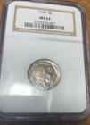 NGC buffalo nickel MS 63. 1928