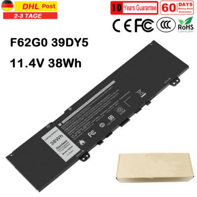 F62G0 39DY5 RPJC3 Akku für Dell Vostro 5370 D1525S D1505G P83G P83G001 P87G 38Wh