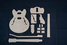 Guitar Templates ~ 335 ~ 1/2" MDF ~ CNC Router Set w/ Neck