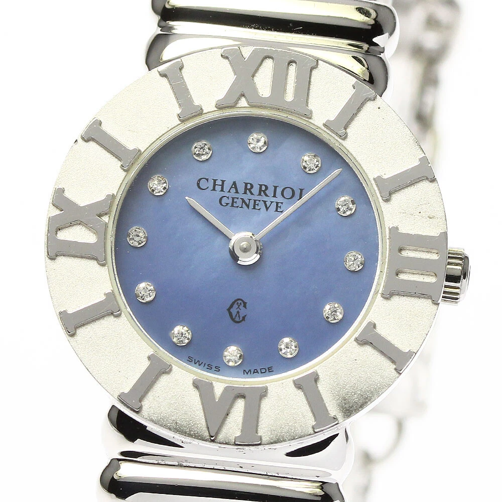 PHILIPPE CHARRIOL Saint Tropez Ref.6009908 12P Blue shell Dial QZ
