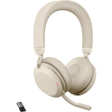 Jabra Evolve2 75 Stereo Headset - UC, USB-A Beige