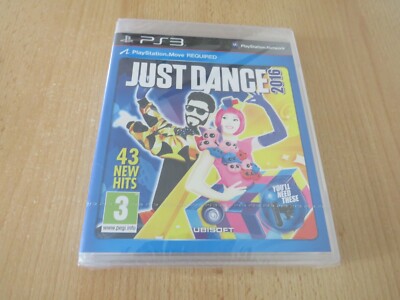 Just Dance 2016 PS3 Playstation 3 NEW SEALED PAL