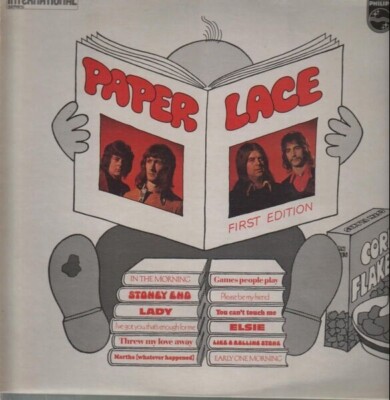 Paper Lace First Edition Philips Vinyl LP