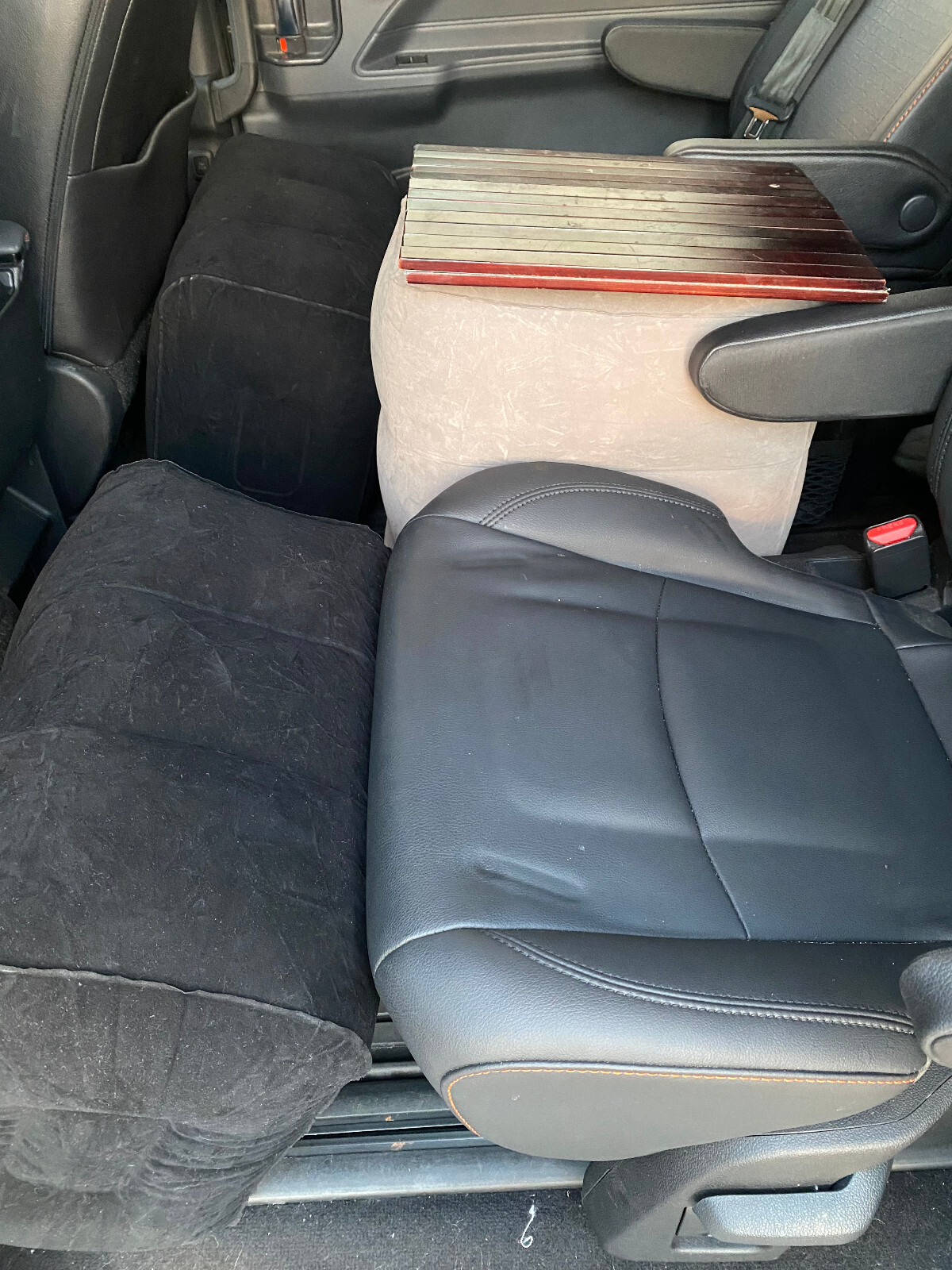 2x GRAY air Footrest ottoman FITS in CENTER MIDDLE JUMP SEAT FITS ...