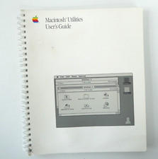 APPLE Manual Macintosh Utilities Users Guide 030-3283-A IT History 1988