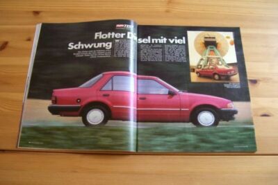 Autozeitung 14175) Sparsam! Ford Orion 1.6 D CL mit 54PS im TEST auf 4 Seiten