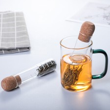 Infusore da tè in vetro Filtro da tè con design in vetro per pipa creativa