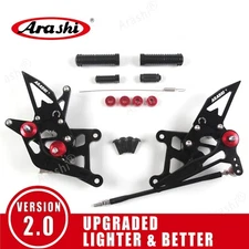 Fit Honda CB300F CBR300R /ABS 2015-2023 Adjustable Footrest Foot Pegs Pedals