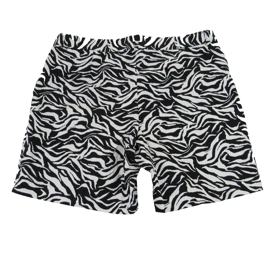 Jones New York Shorts Womens Size 14 Black White Zebra Print Stretch - Image 2 of 4