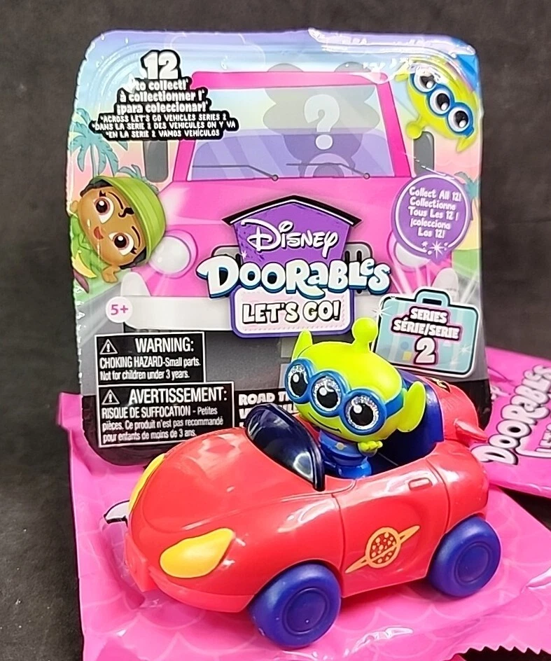 disney doorables let's go road trip série 2 alienígena carro 