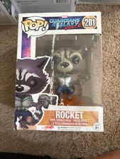 Caja dañada Guardianes de la Galaxia Vol. Figura Funko Pop 2 Rocket Raccoon