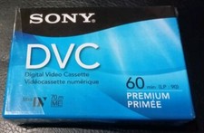 Sony DVM60PRR Digital Video Cassette 60 Minutes NEW FACTORY SEALED