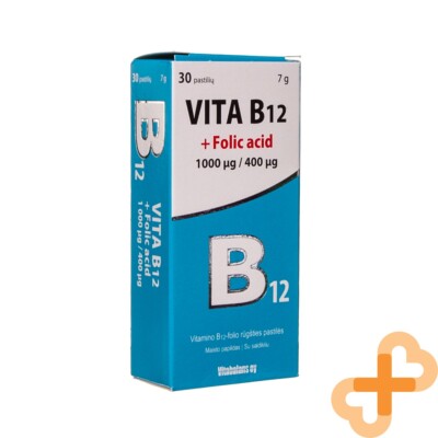 VITABALANS Vitamin B12 Folsäure 30 Tabletten Gedächtnis & Energiesupplement