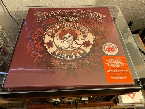 Grateful Dead Fillmore West March 1st 1969 LIMITED 180g LP BOX SET 3xLP SEALED