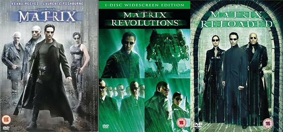 dignidad Traducción pálido The Matrix Trilogy Matrix / Reloaded / Revolutions DVD Set Keanu Reeves Sc-Fi | eBay dignidad Traducción pálido The Matrix Trilogy Matrix / Reloaded / Revolutions DVD Set Keanu Reeves Sc-Fi | eBay
