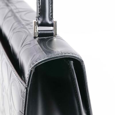 11ACM002 【未使用】Salvatore Ferragamo SALVATORE FERRAGAMO $2500 Medium BOXYZ BAG Scandinavian Sky