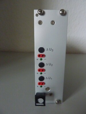 Kniel CM 9 Linearregler, Bauform Steckcompact, für 19-Zoll Systeme,2x15V,1x5