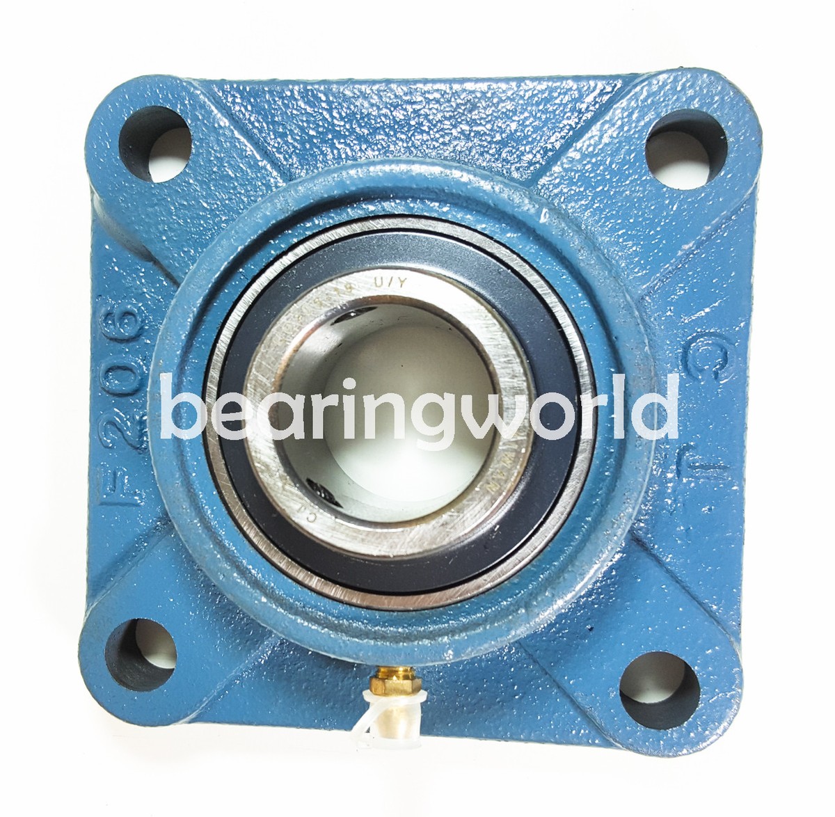4-Pack UCF207-20 Pillow Block Flange Bearings - 1-1/4" Bore, 4-Bolt Solid Base 2 thumbnail image