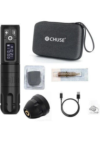 CHUSE Microblading Pen Permanent Makeup Kit Supplies 2,400mAh Battery, 4.0mm Str - product listing photo