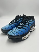 Nike Air Max Plus TN Hyper Blue Black White Men's Size 10.5 Sneakers BQ4629-003
