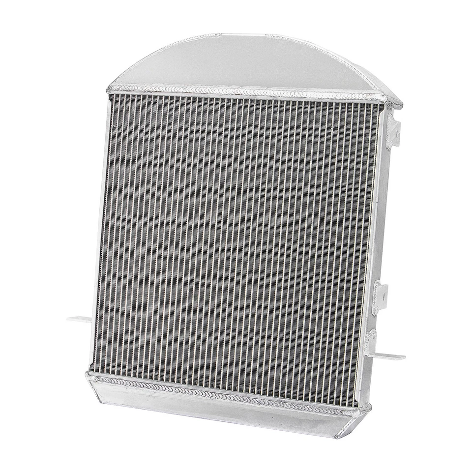 3 Rows Radiator & Shroud Fan For 1917-1927 Ford Model T Bucket Chevy V8 1922 Foto 4 de 4