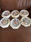 Royal Doulton Thankful Teddies Set 6 Collectible Plates Franklin Mint Nib