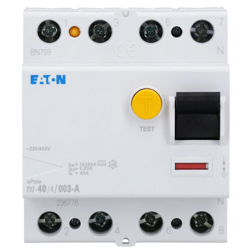 Eaton PFIM-40/4/003-G-MW – Interruttore differenziale 4 poli 40A 30mA tipo G – - Изображение 2 из 4
