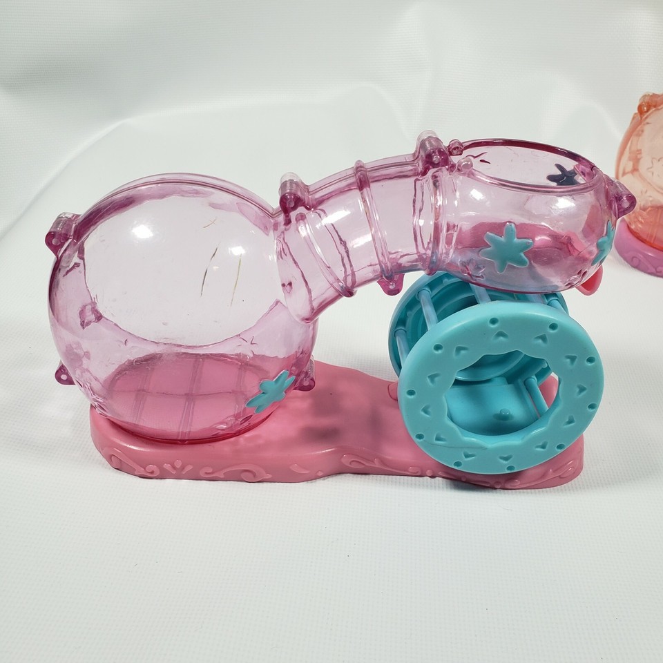 LOT OF 3 MY LITTLEST PET SHOP HAMSTER JOGGING RUNNING WHEEL TUNNEL LPS