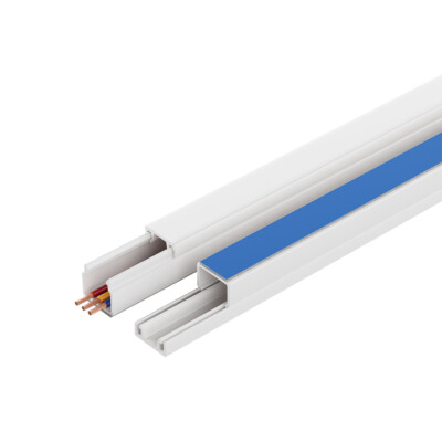 Mini Canalina Portacavi 3 Metri, Passacavo In Pvc Morbido Canaline Fili Elettrici, Copricavo - Foto 7