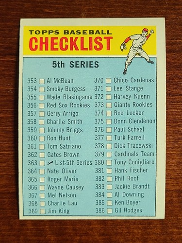 1966 Topps Baseball Cards Complete Your Set You Pick Choose Each #301 - 446 - Picture 74 of 197