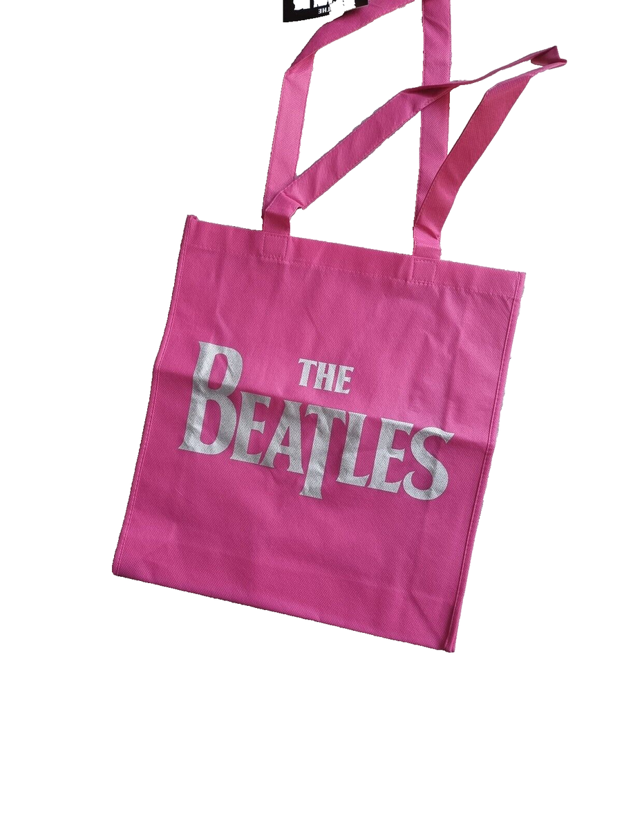 The Beatles pink eco shopping bag