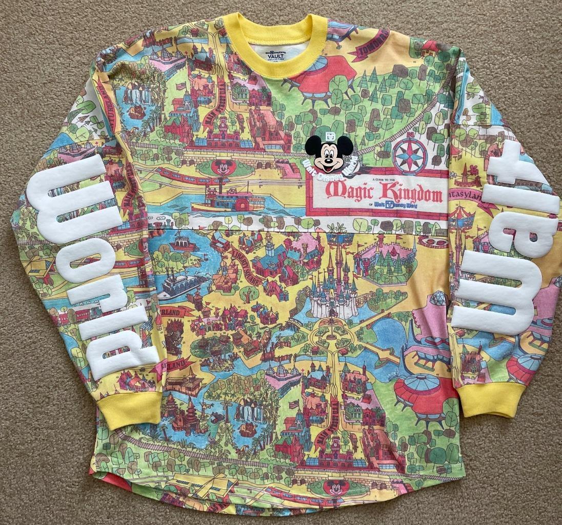 Walt Disney World Retro Map Spirit Jersey Size M NWT Actual Walt Disney World Retro Map Spirit Jersey Size M NWT Actual
