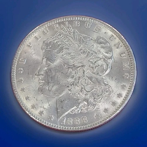 P Nice AU XF 1888 MORGAN SILVER DOLLAR NICE COLLECTORS COIN