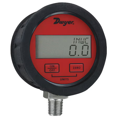 #ad Dwyer Instruments Dpgab 04 Digital Process Pressure Gauge 0 To 5 Psi 3 In $191.99