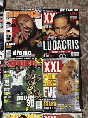 The SOURCE Magazine 21 Issue Lot Hip Hop / Rap 90s 2000s XXL