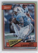 2018 Classics Legends Optichrome Premium Edition Red Back Earl Campbell HOF 0c3