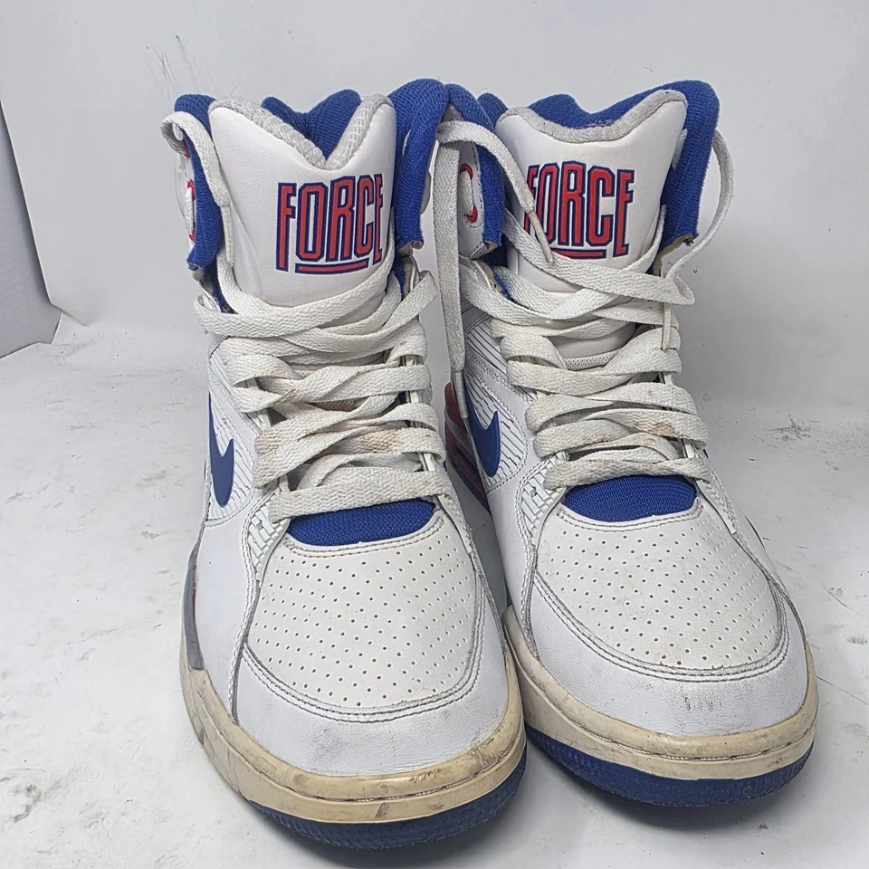 NIKE 2014 AIR COMMAND FORCE 76ers 684715 101 OG RETRO ULTRAMARINE MAX  Size 8 - Image 4 of 4