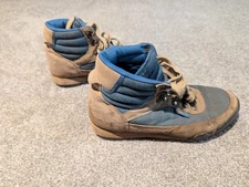 Vintage Hi-Tec Hiking Boots Womens 9 Blue Lady Nouveau 1980s Outdoor 