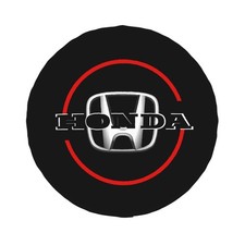17 Inch For Honda Waterproof Dust-proof Car Spare Tire Cover Black