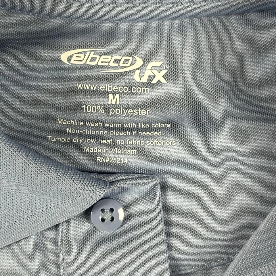 Polo Elbeco Para Hombres Medio Azul Manga Larga Trabajo Ufx Uniforme Táctico K5143 Foto 3 de 4