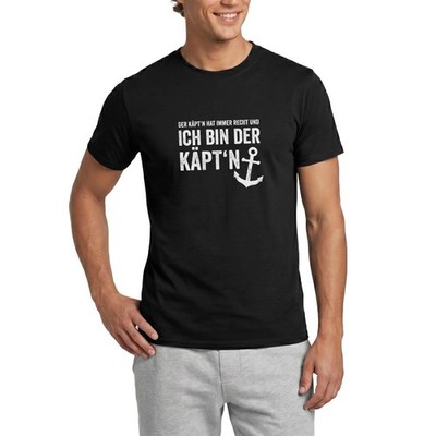 Käpt'n Hat Immer Recht Männer T-Shirt