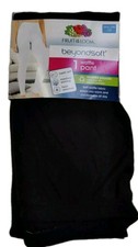 Fruit of the Loom Women's Beyond Soft Waffle Pant Size XXXL 22 Black Thermal