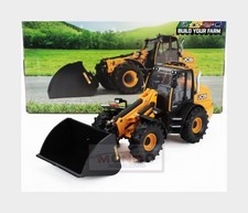 1:32 BRITAINS Jcb Tm4205 Ruspa Gommata Tractor Scraper Yellow Black LC43372