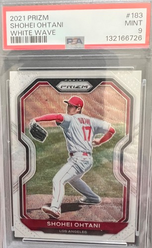 2021 Panini Prizm - Tier II Shohei Ohtani #183 White Wave Prizm Tier 2