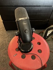 Blue Yeti USB Freestanding Microphone Black for Computer Recording and Streaming