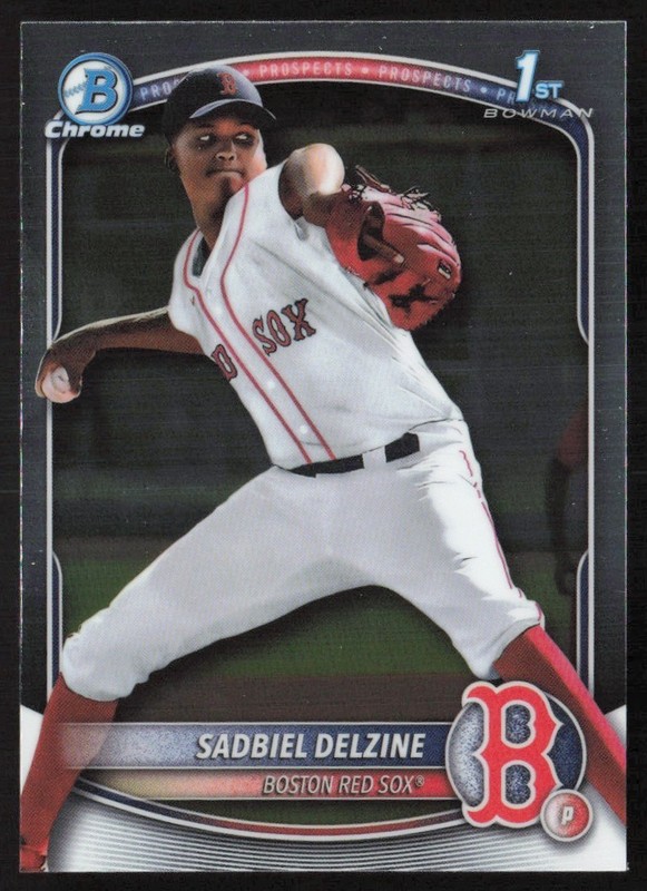 2025 Bowman Chrome Prospects Sadbiel Delzine #BCP-235 GS1-3