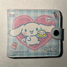 Cinnamoroll Loungefly Style Wallet Used Sanrio Cracked Leather