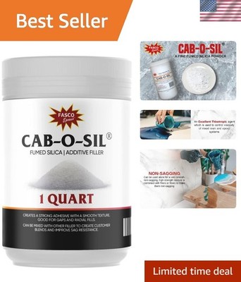 Versatile 1 Quart Fumed Silica - Ideal for Epoxy, Paint & Repair Solutions
