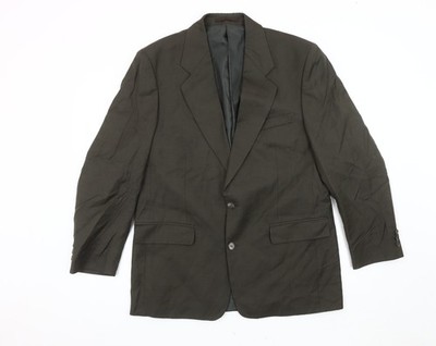 Greenwoods klassischer brauner Herren Wollblazer Sakko
